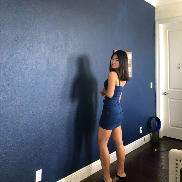 charlotte russe navy blue dress Sample Blue By Enzoani Pia Wedding Dress